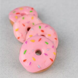 Strawberry Donut Magnets